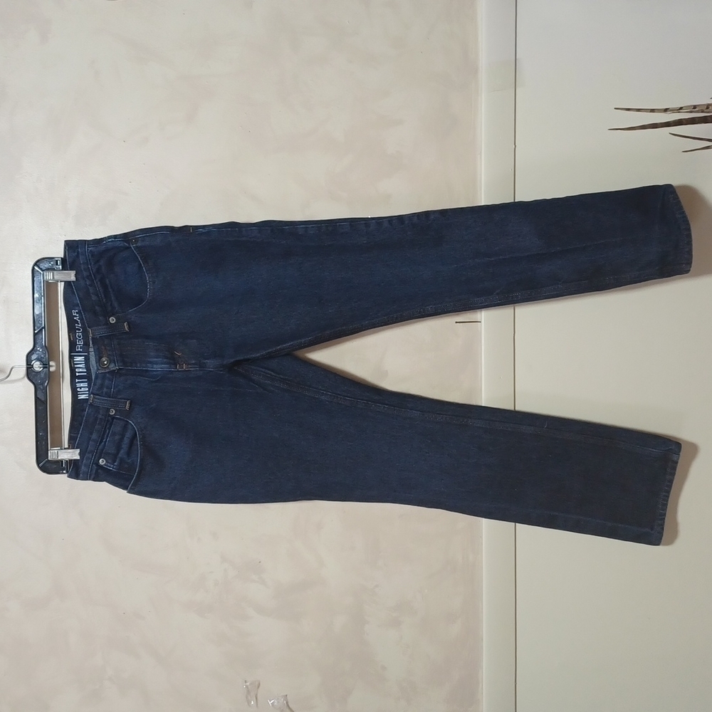 NIGHT TRAIN by FREE WORLD size 31 in a beautiful blue demin jeans